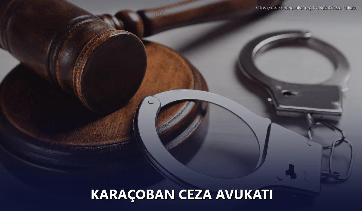Karaçoban Ceza Avukatı