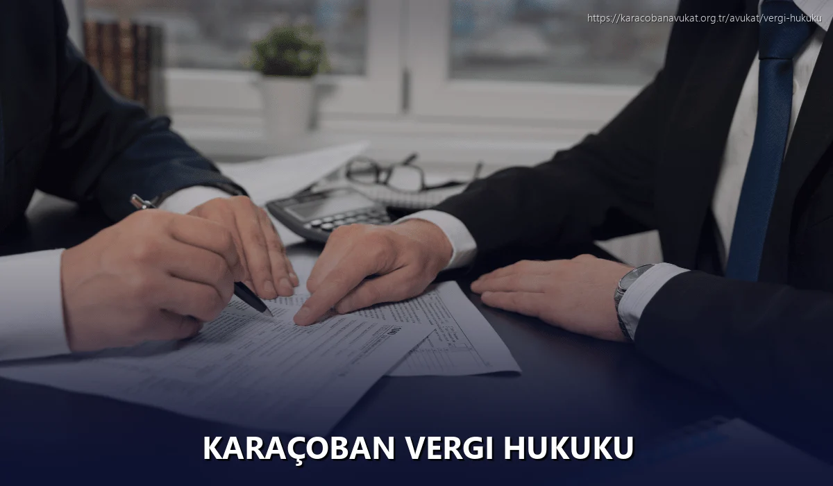 Karaçoban Vergi Hukuku